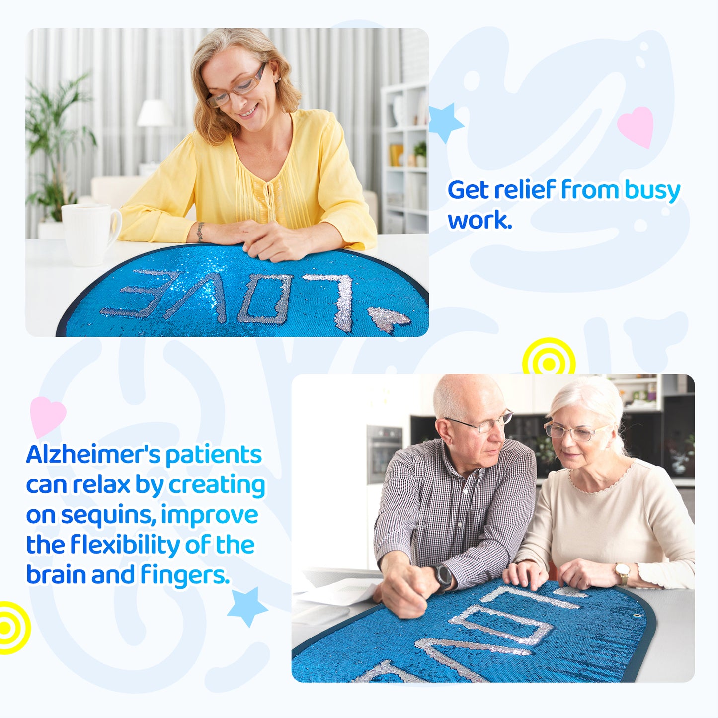 Sensory Wall Sequin Flip Fabric