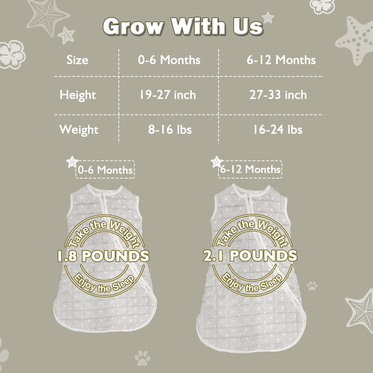 Weighted Infant Sleep Sack