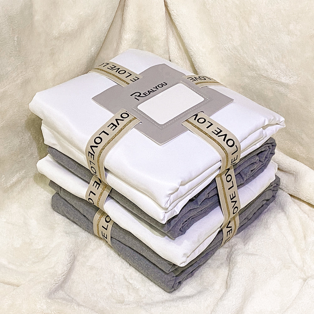 Tenuevo Bed Sheet Organizer Bands 4 Pieces- Closet Organization