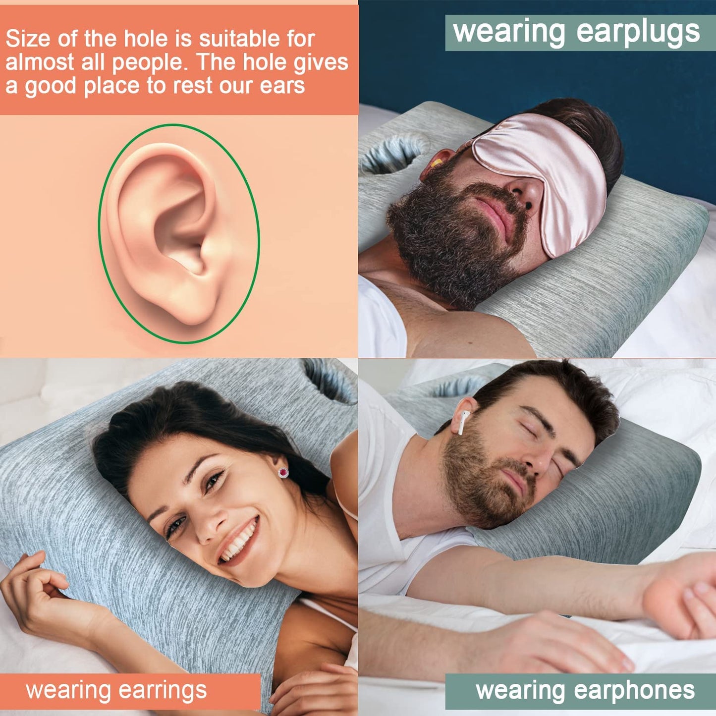 Realyou Store - Specialty Medical Pillow - Ear Pillow