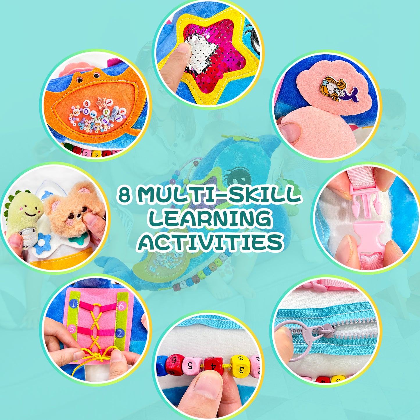 Montessori Busy Dolphin Toy