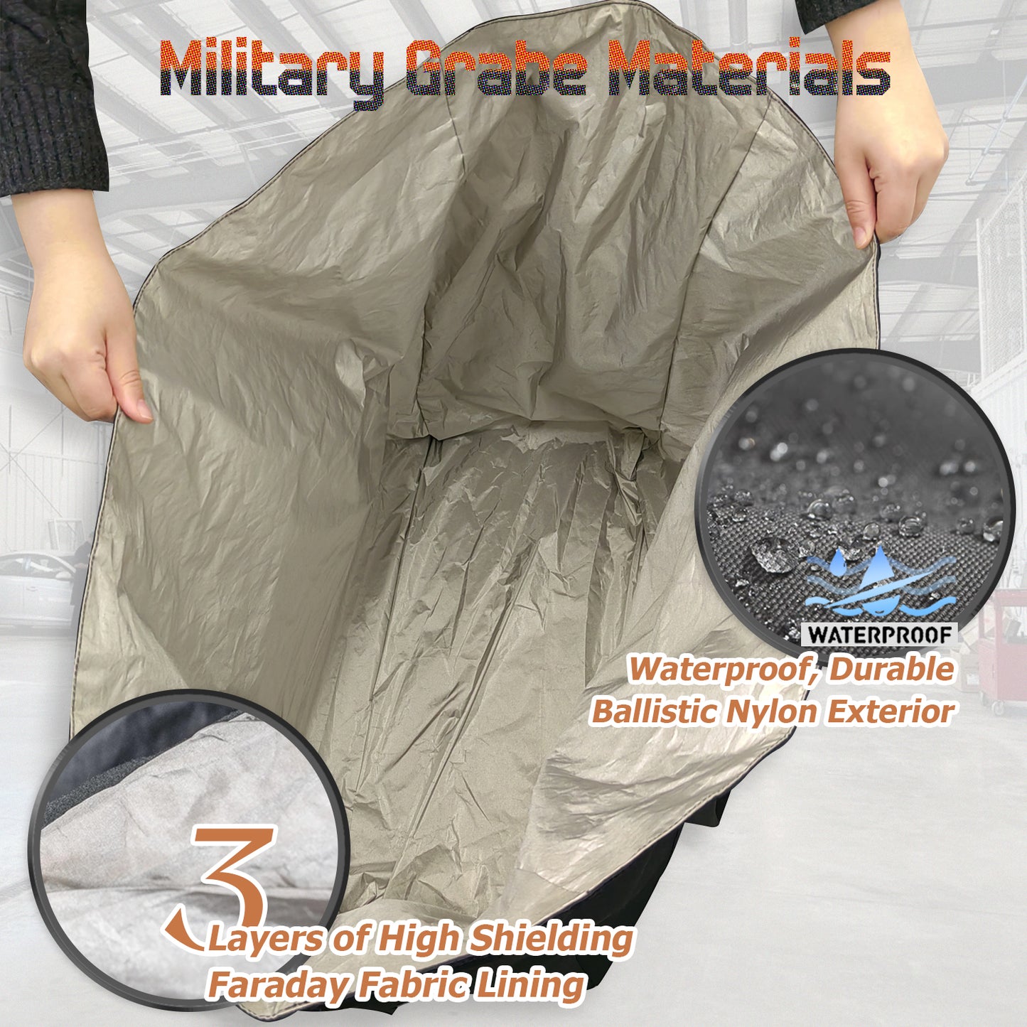 Faraday Bag for Large Generators（30” x 24” x 24）