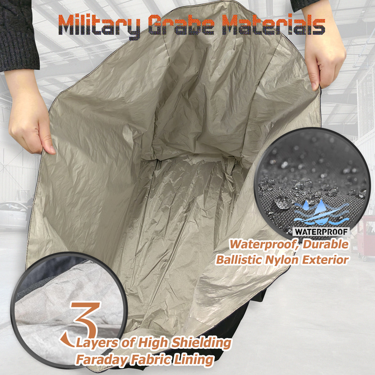 Faraday Bag for Large Generators（30” x 24” x 24）