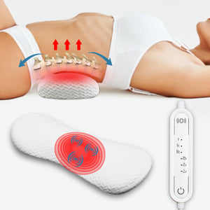 Lumbar Support Pillow with Massage and Heat