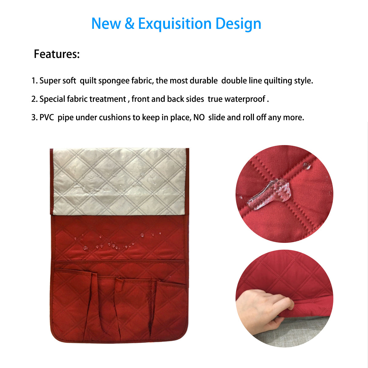 Sofa Armrest Organizer (Sponge)