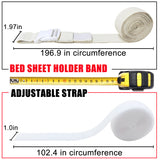 Non-slip elastic band for bed （360 Degree Holder） (Twin, Full, Queen, King, Adjustable Bed)
