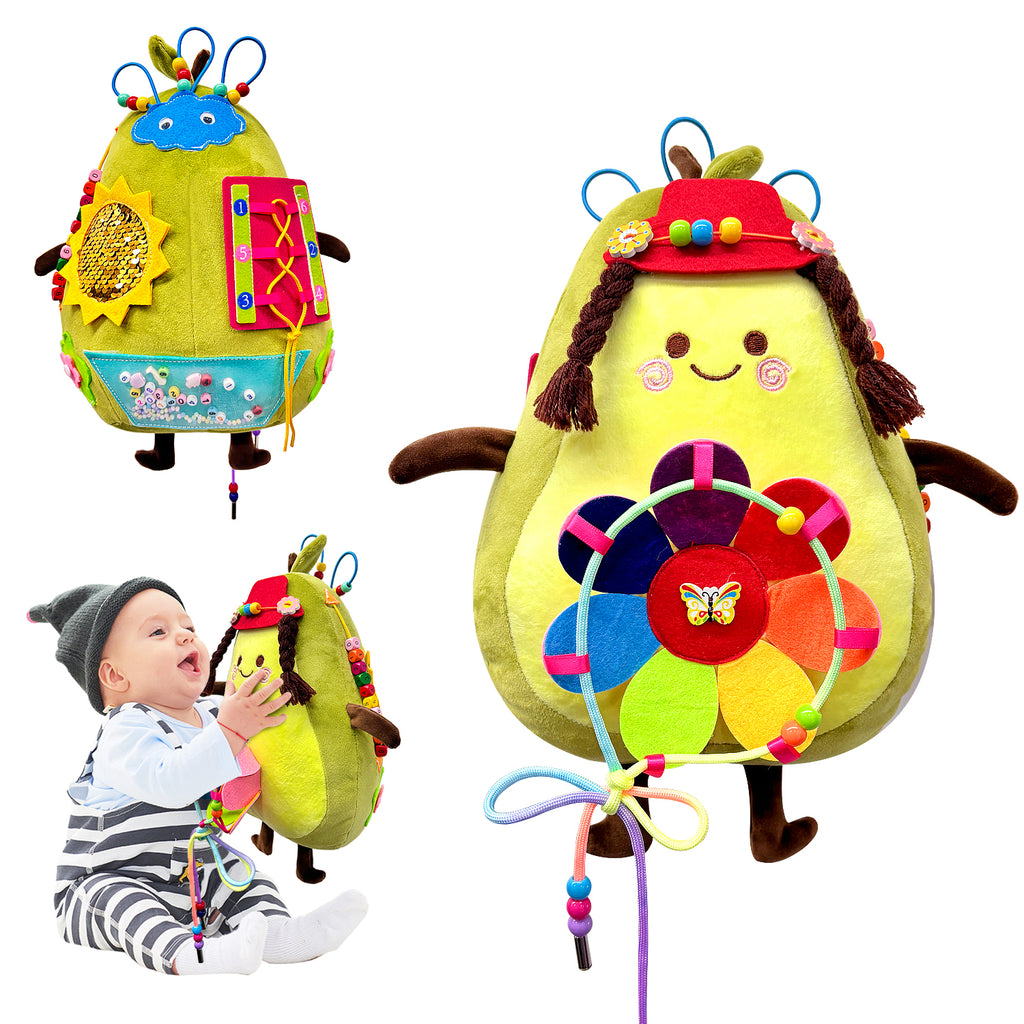 Montessori Busy Avocado Toy