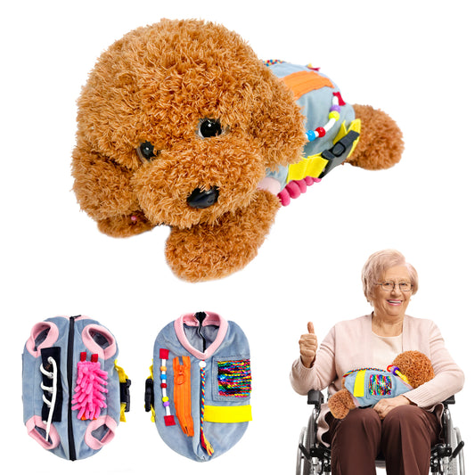 Fidget blanket for adults with dementia