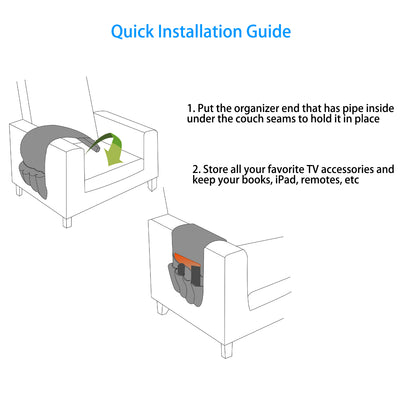 Sofa Armrest Organizer (Sponge)