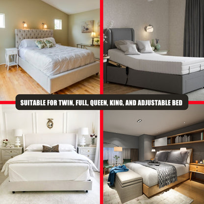 Non-slip elastic band for bed （360 Degree Holder） (Twin, Full, Queen, King, Adjustable Bed)