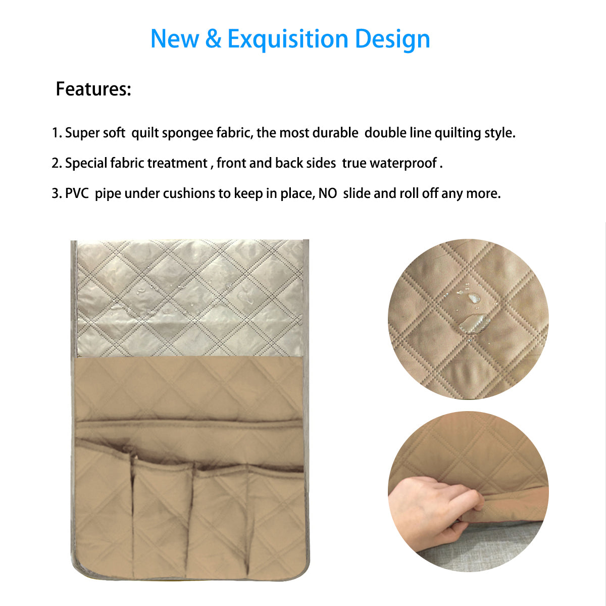 Sofa Armrest Organizer (Sponge)