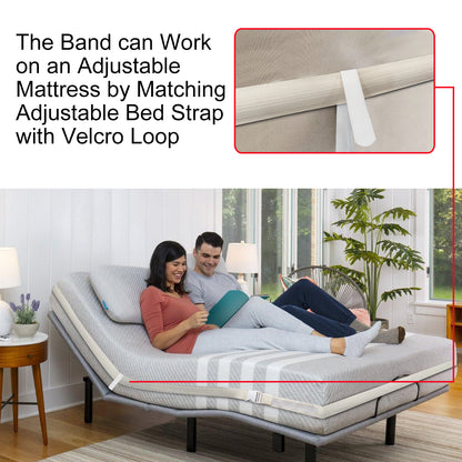 Non-slip elastic band for bed （360 Degree Holder） (Twin, Full, Queen, King, Adjustable Bed)