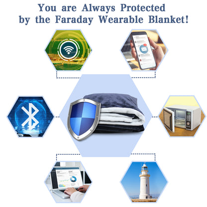 Faraday Wearable Blanket （70 inch *54 inch）
