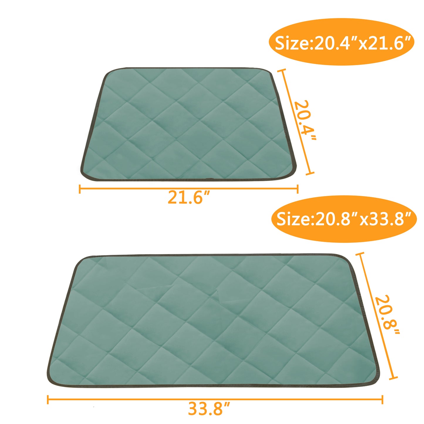 Non-Slip Dog Pads（20.8*33.8)  &（20.4*21.6）