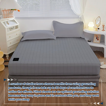 Grounding fitted sheet [Combed Cotton Edge](King/Queen)