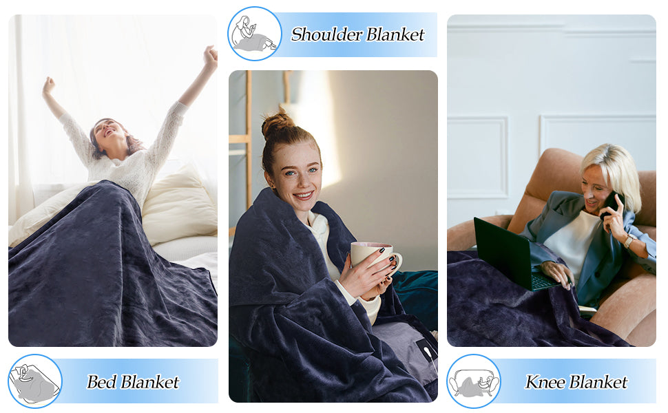 Grounding Blanket ( 79'' X 55'' ) / (Blue)