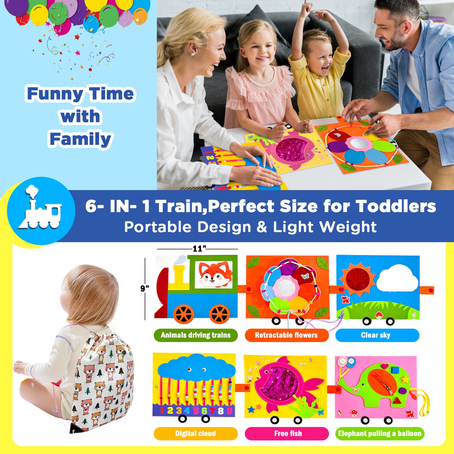 Montessori Train Toys