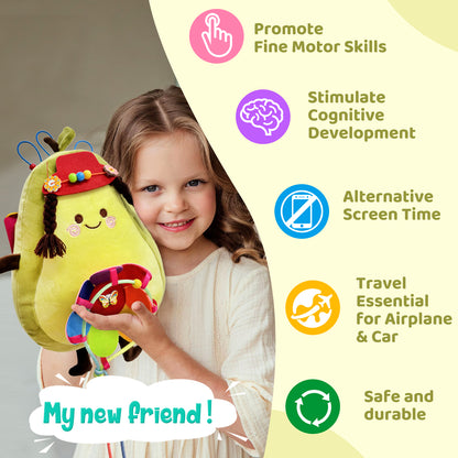 Montessori Busy Avocado Toy