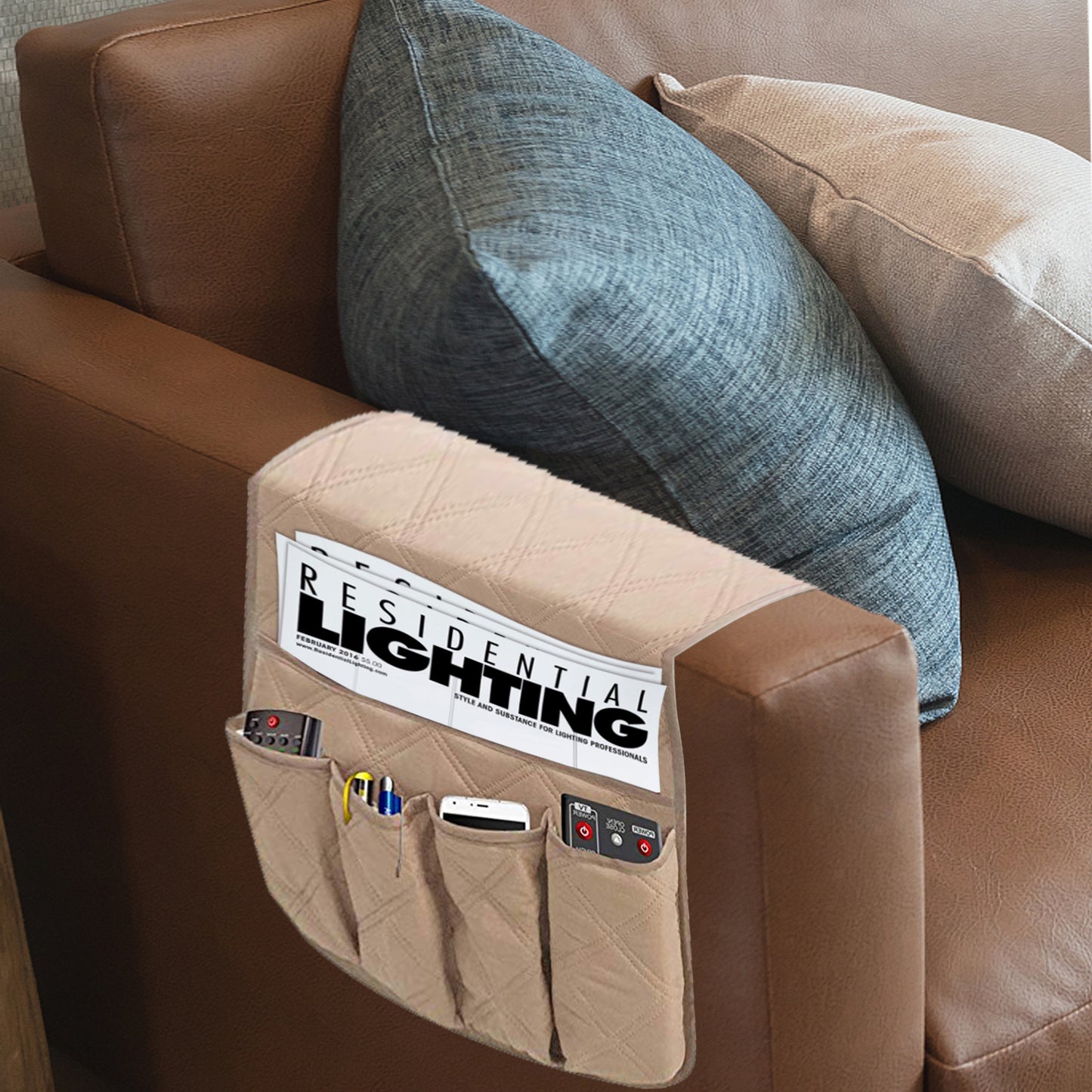 Sofa Armrest Organizer (Sponge)