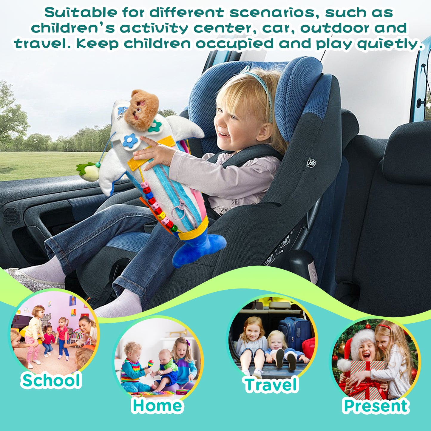 Montessori Busy Dolphin Toy