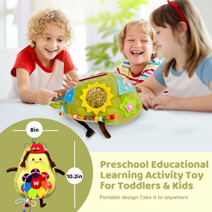 Montessori Busy Avocado Toy