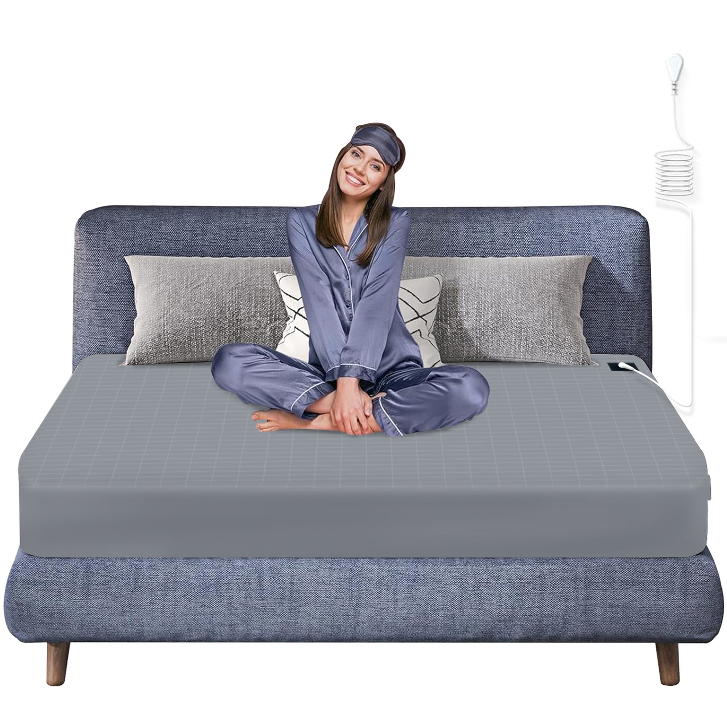 Grounding fitted sheet [Combed Cotton Edge](King/Queen)