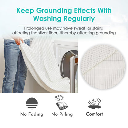 Grounding fitted sheet [Combed Cotton Edge](King/Queen)