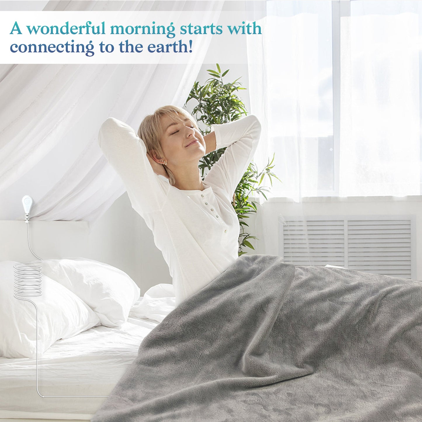 Grounding Blanket (79*55) / (Grey）