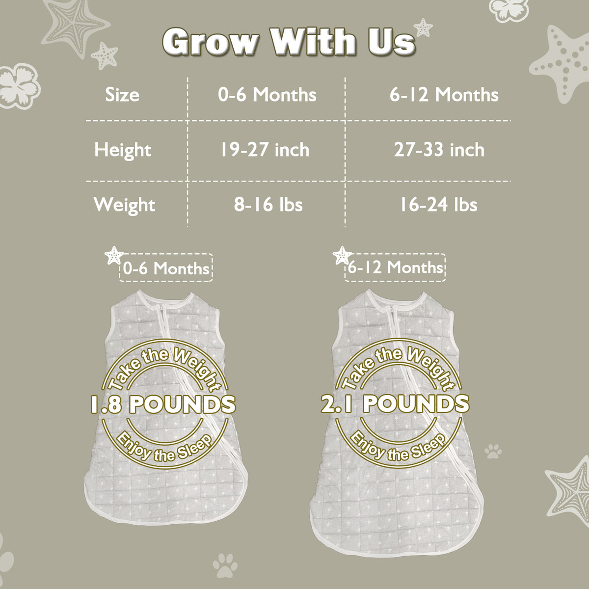 Weighted Infant Sleep Sack