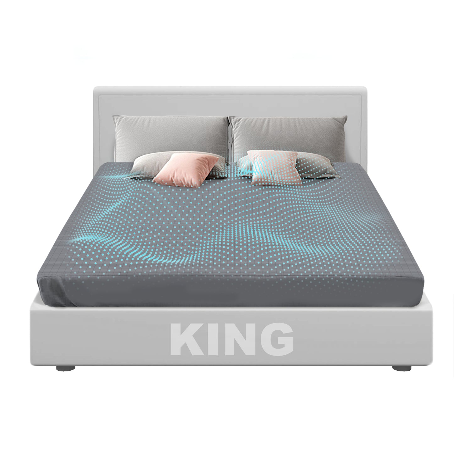 Grounding fitted sheet [Combed Cotton Edge](King/Queen)