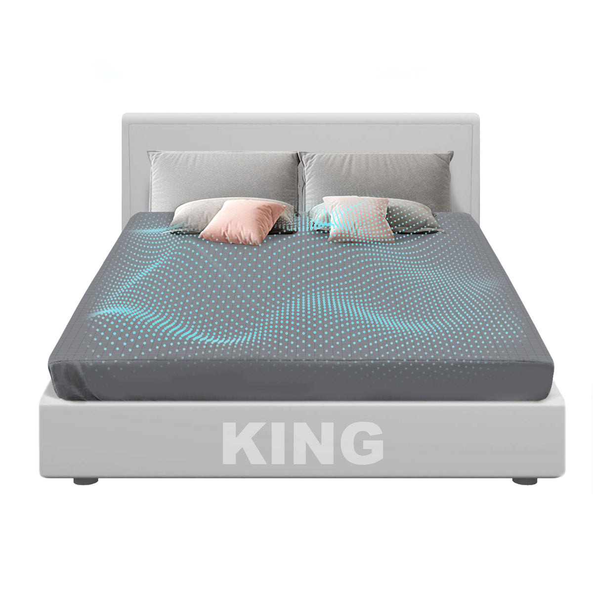 Grounding fitted sheet [Combed Cotton Edge](King/Queen)