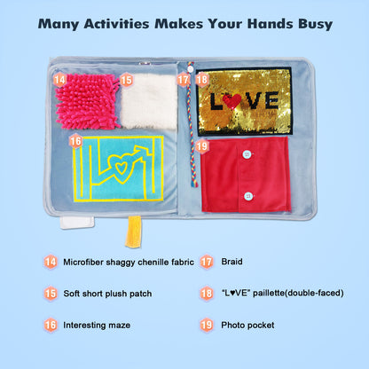 Fidget Blanket for Dementia (2 Pages Design)