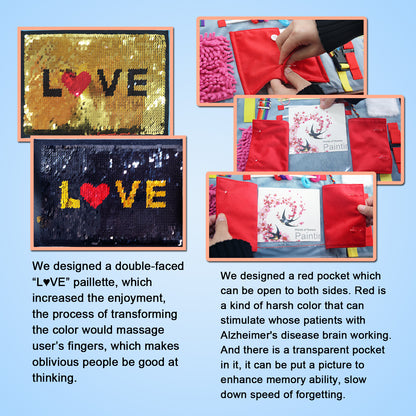 Fidget Blanket for Dementia (2 Pages Design)