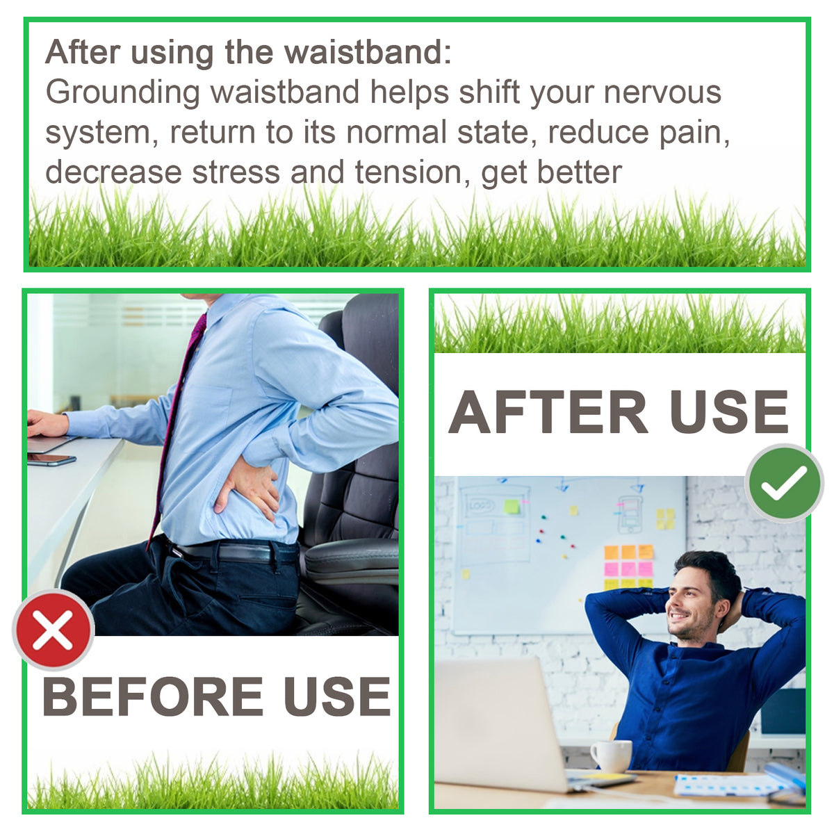 Realyou Store - Earthing Product - Grounding Waist Belt Band