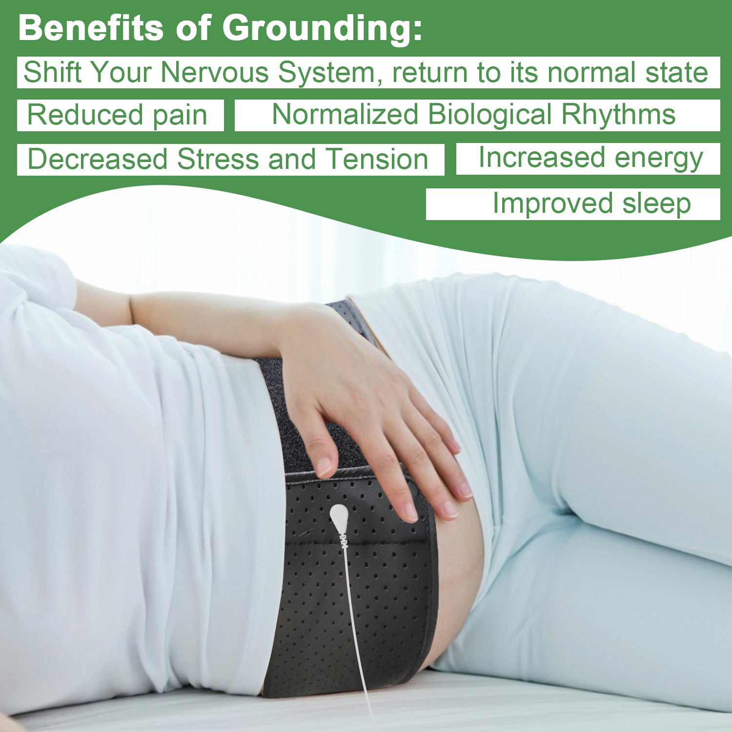 Realyou Store - Earthing Product - Grounding Waist Belt Band