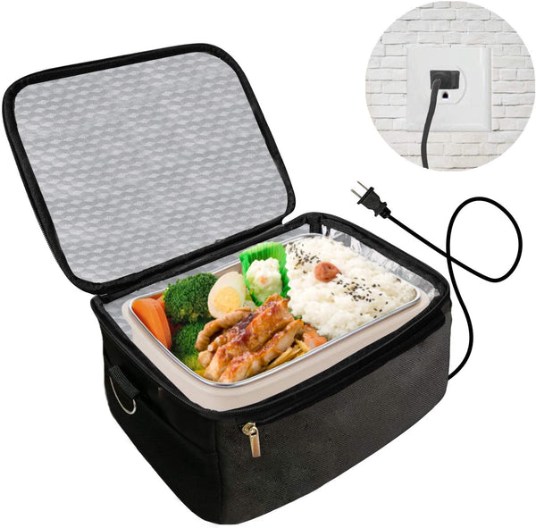 12V Portable Car Electric Heating Lunch Box Food Warmer Container Cooler Bag  New