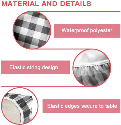 Realyou Store - Home Product - Fitted Tablecloth with Bench Covers