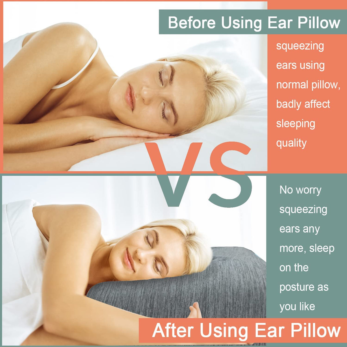 Realyou Store - Specialty Medical Pillow - Ear Pillow