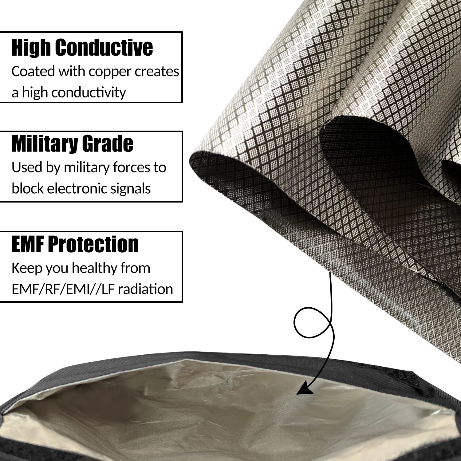 Fanny Pack/Hip Bag - EMF Radiation Blocking (by DefenderShield) – Highbrow  Water Filters